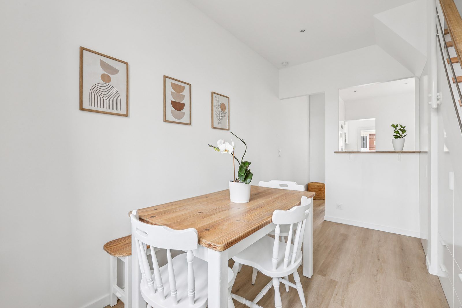 Après travaux : pièce de vie, Maison et dépendance 56 m², Épinay-sur-Seine