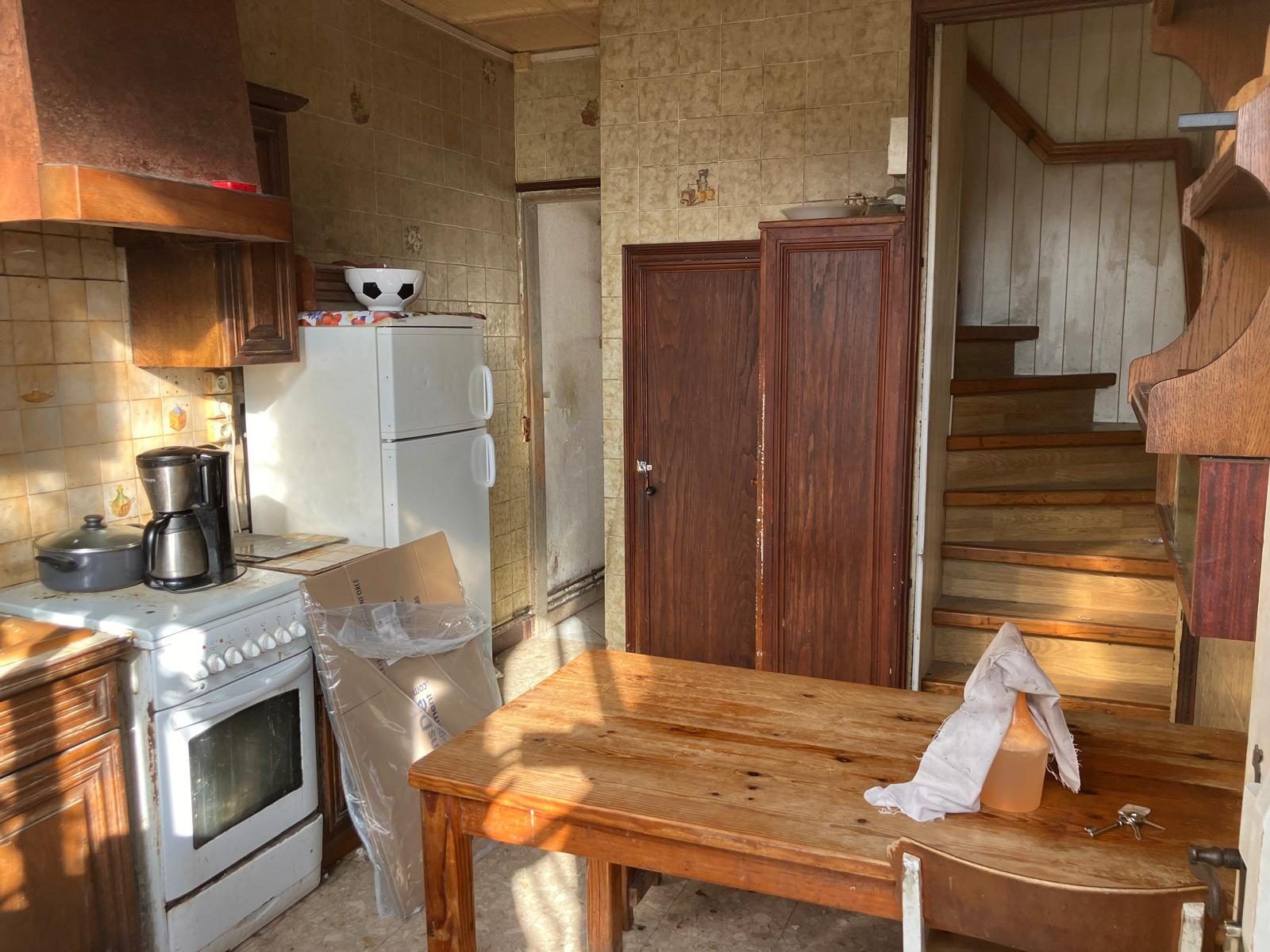Avant travaux : pièce de vie, Maison et dépendance 56 m², Épinay-sur-Seine