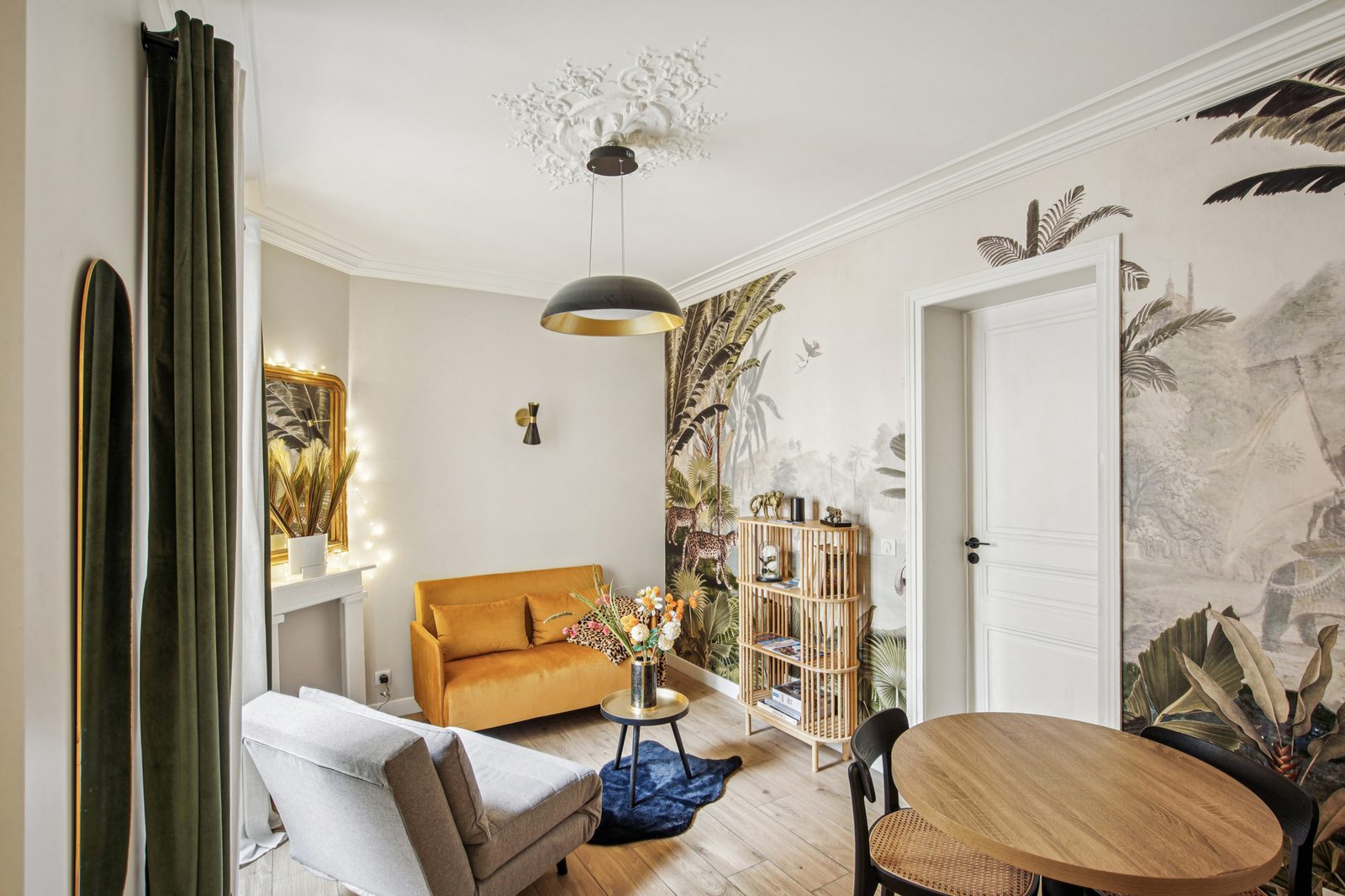 Sejour table – Appartement 35 m², Paris 14e
