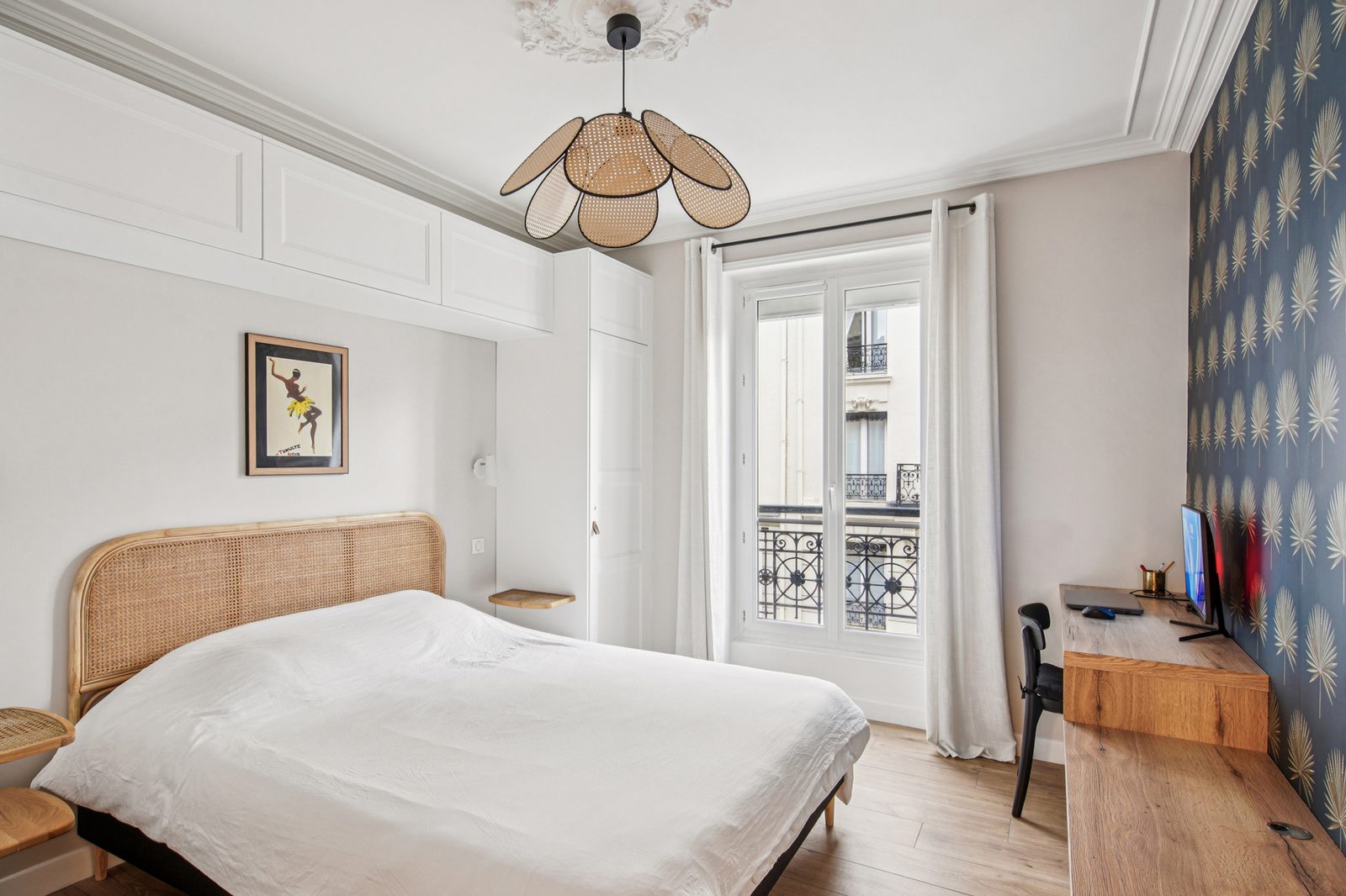 Après travaux : chambre, Appartement 35 m², Paris 14e