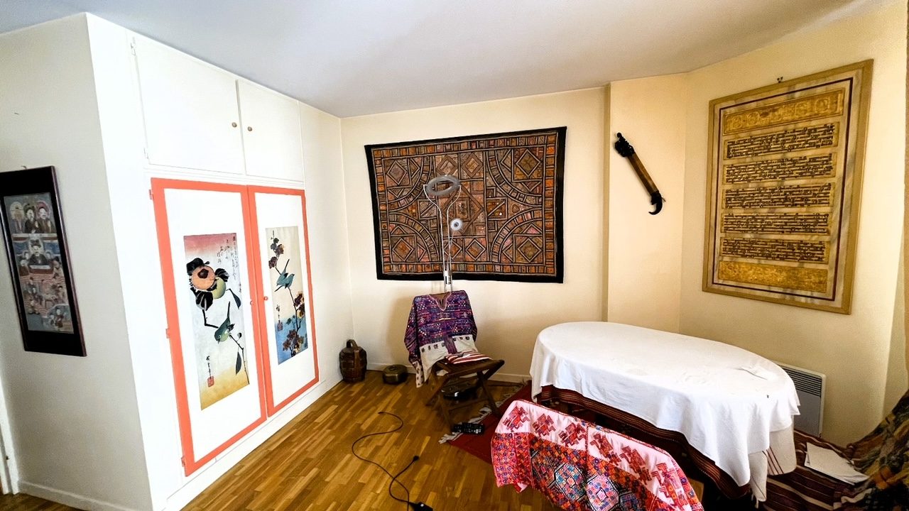 Avant travaux : salle à manger, Appartement 48 m², Paris 20e